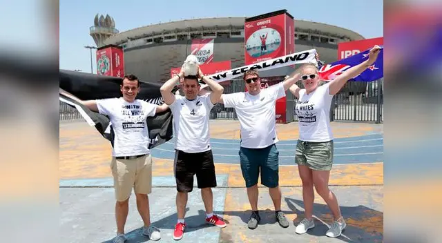 Hinchas de Nueva Zelanda llegan al Perú Hinchas de Nueva Zelanda llegan al Perú