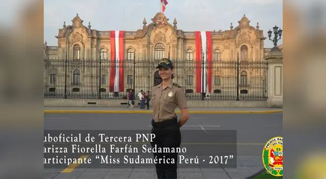 La PNP apoya a la joven en su participación