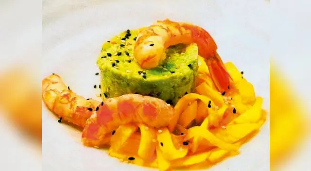 Timbal de langostinos