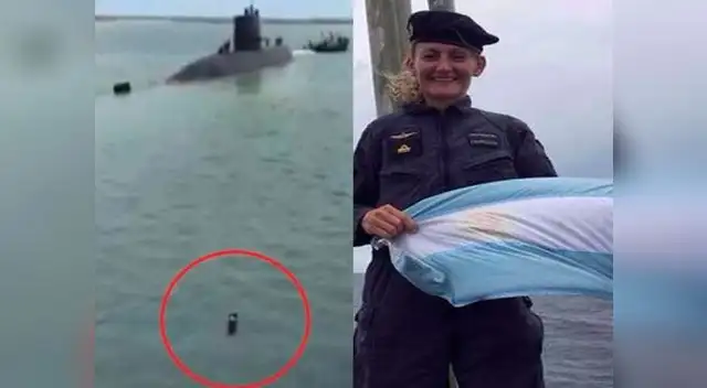 Perrito nadaba junto al submarino ARA San Juan Perrito nadaba junto al submarino ARA San Juan