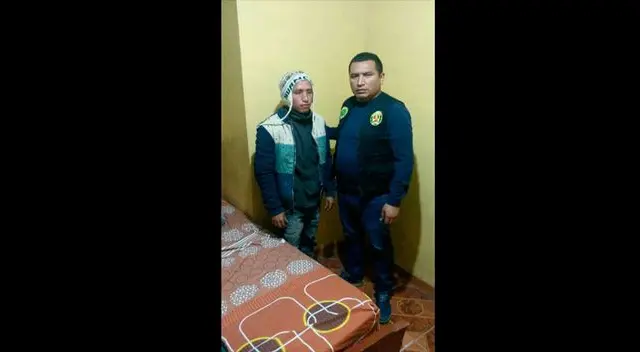 Fue sorprendido por la PNP cuando dormía Fue sorprendido por la PNP cuando dormía