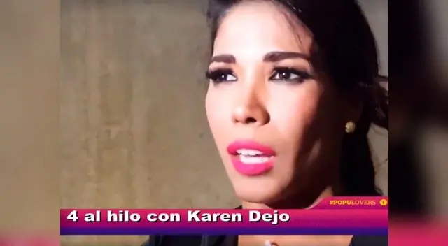 Karen Dejo lamentó la salida de Lucas Piro