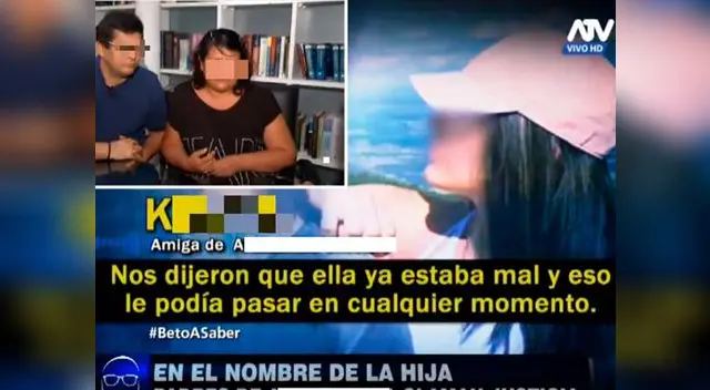 Padres de Alessandra Chocano indignados por audios de la mejor amiga de la voleibolista Padres de Alessandra Chocano indignados por audios de la mejor amiga de la voleibolista