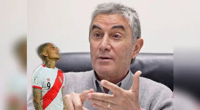 Juan Carlos Oblitas junto a Paolo Guerrero Juan Carlos Oblitas junto a Paolo Guerrero
