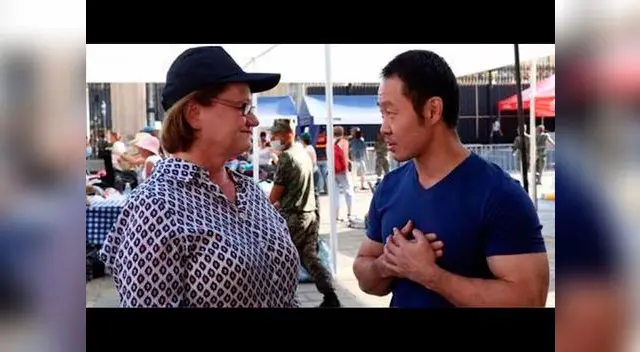 Kenji mostró su apoyo a Nancy Lange