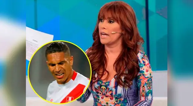 Magaly Medina tuvo un ácido comentario en contra Paolo Guerrero al conocerse su sanción