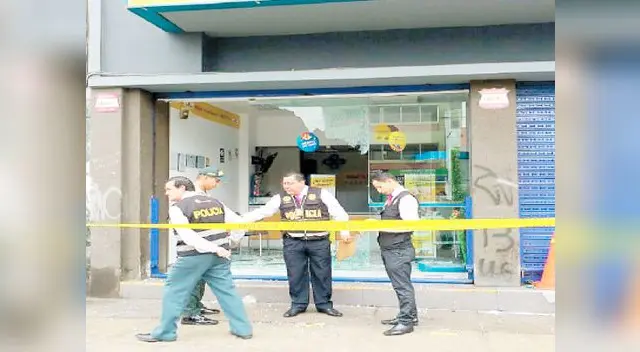 Policía busca a los malhechores que estarían identificados Policía busca a los malhechores que estarían identificados