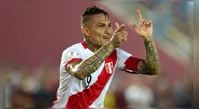 Paolo Guerrero celebrando una anotación Paolo Guerrero celebrando una anotación