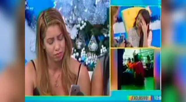Jazmín Pinedo lloró en vivo al escuchar la terrible situación de las madres venezolanas