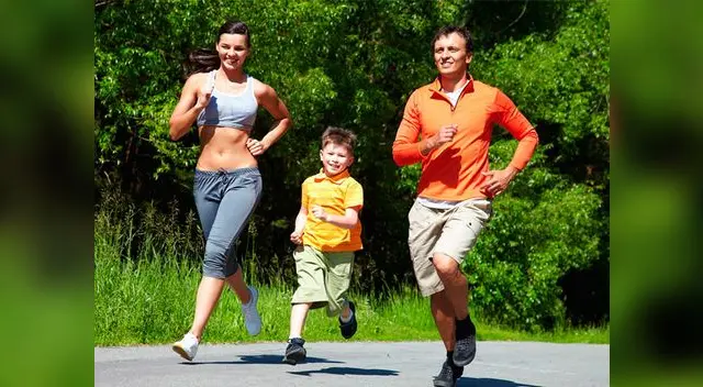 Sal a correr en familia 3 veces a la semana
