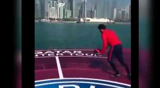 Neymar grabando publicidad con el PSG