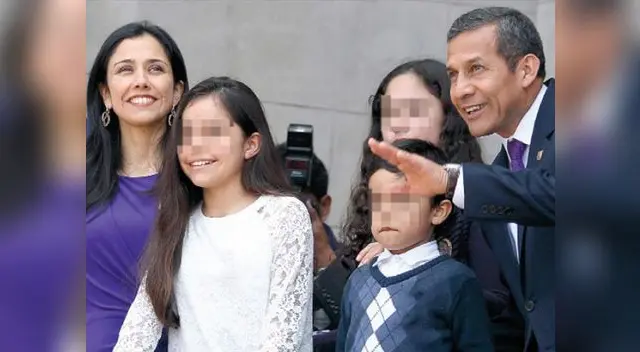 Nadine Heredia llegó a la Diroes para celebrar la Navidad junto a Ollanta Humala y sus hijos
