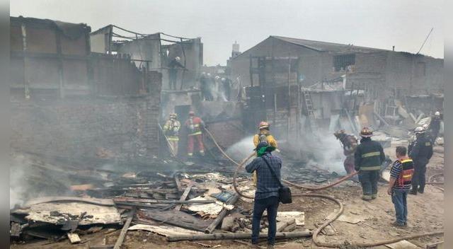 Incendio en jirón Huánuco