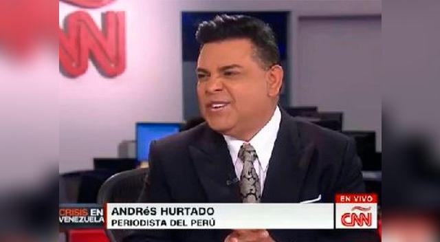 Sorprendió su presencia en CNN