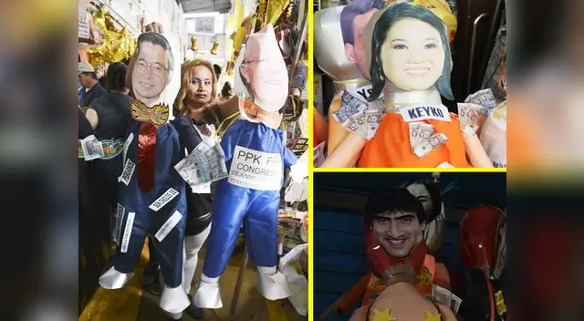 Piñatas de los políticos corruptos tienen alta demanda para Año Nuevo. Piñatas de los políticos corruptos tienen alta demanda para Año Nuevo.