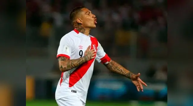 Delantero peruano Paolo Guerrero