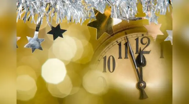 Reloj en año nuevo