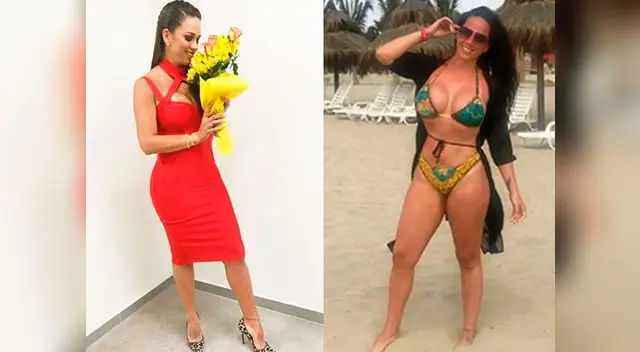 Melissa Klug recibió el 2018 con Evelyn Vela en playas de Cancún 