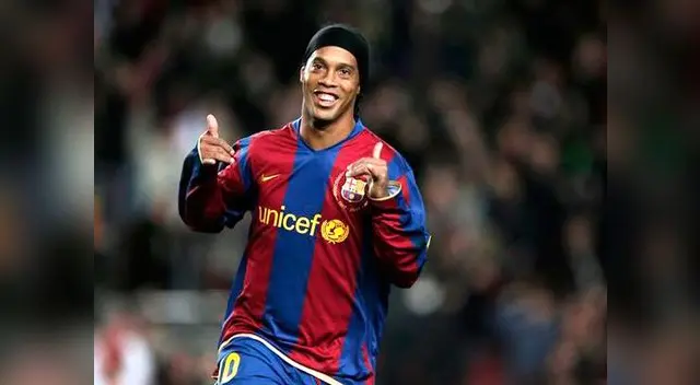 Ronaldinho en el Barcelona
