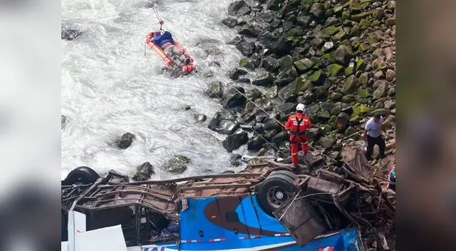 Autoridades realizan investigación a empresa de bus que protagonizó tragedia en serpentín de Pasamayo