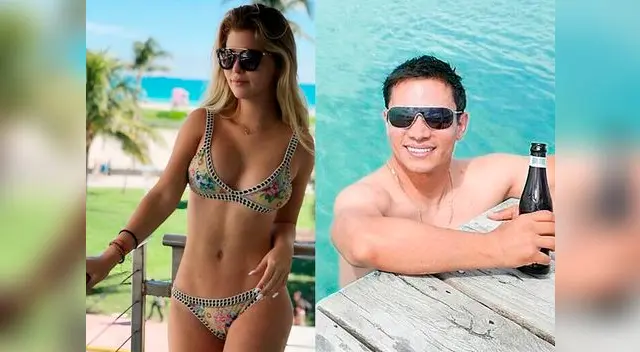 Brunella Horna y Renzo Costa recibieron nuevo año en la playa