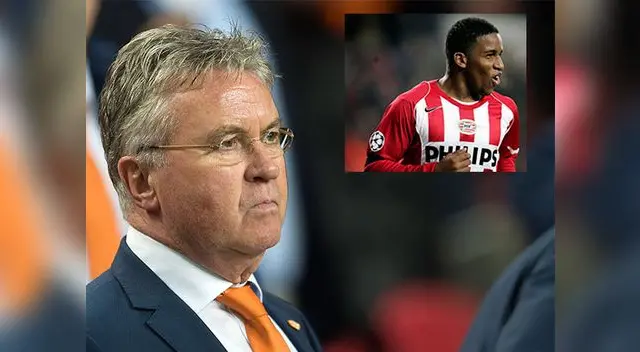 Guus Hiddink y Jefferson Farfán Guus Hiddink y Jefferson Farfán