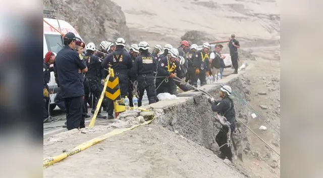 Pasamayo: así recuperaron los cuerpos de las últimas víctimas