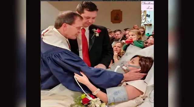 Conmovedoras imágenes de la boda dieron la vuelta al mundo