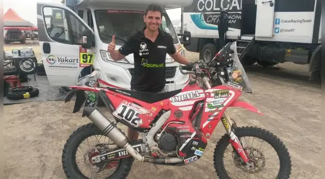 Nacho Sanchís es farmacéutico y compite en el Dakar