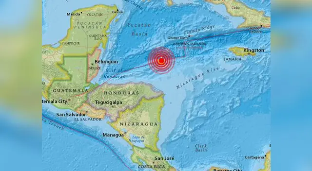 Terremoto de 7,6 grados de magnitud en Honduras 