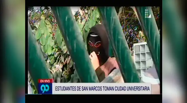 Estudiantes toman la Universidad de San Marcos como protestas