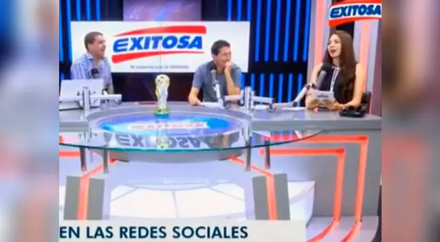 Gonzalo Núñez le mandó piropo subido de tono a su compañera y ella lo 'cuadra' en vivo