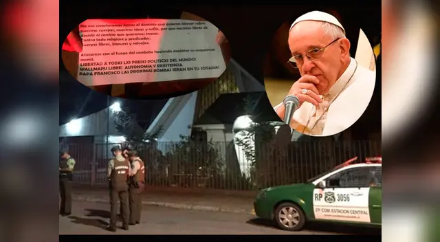 Atacan cuatro iglesias y dejan amenaza al papa Francisco en Chile a días antes de su visita
