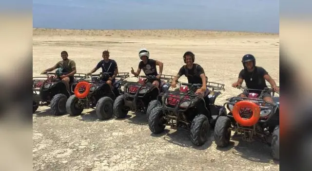 Los jugadores de Alianza Lima emularon a los pilotos del Rally Dakar