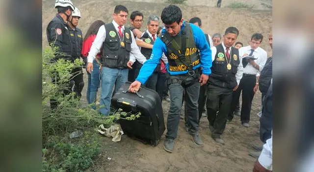 En medio de la espectactiva, Franklin Cotrina hizo la reconstrucción del crimen de la joven cantante En medio de la espectactiva, Franklin Cotrina hizo la reconstrucción del crimen de la joven cantante