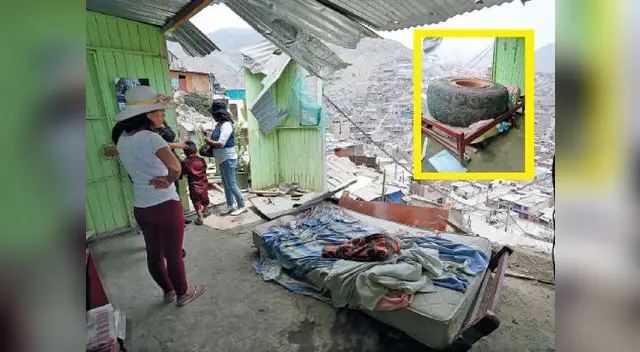  Neumático pudo causar una tragedia en San Juan de Lurigancho