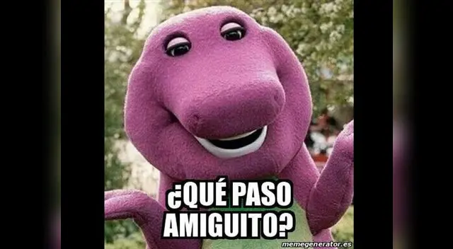 Usan a barnie para celebrar la eliminación crema de la Copa Libertadores