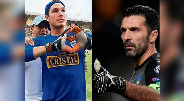 El regalo del arquero mundialista Buffon a Goerge Forsyth