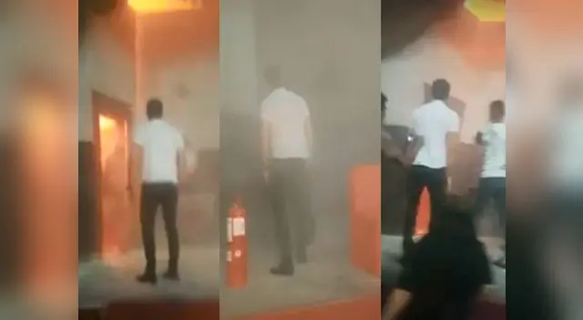 Se incendia parte de la escenografía del Teatro Canout durante conferencia de prensa 