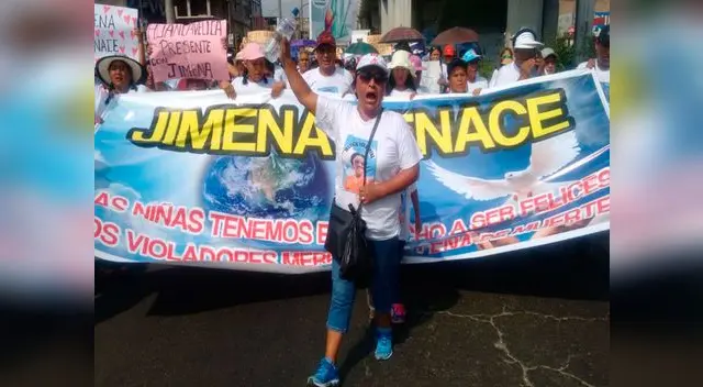 Miles saldrán a marchar hoy por caso de la pequeña Jimena Miles saldrán a marchar hoy por caso de la pequeña Jimena
