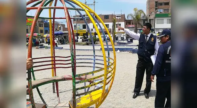 Ministerio Público inspeccionó juegos de parque donde murió niño de 8 años en Chorrillos