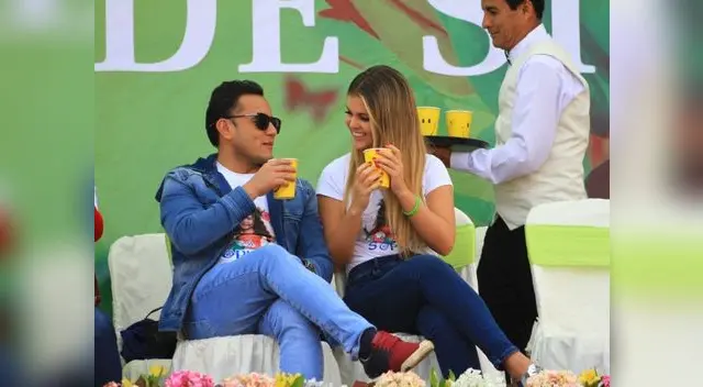 Brunella Horna muestra con esta publicación que apoya a Richard Acuña en todo