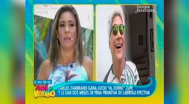 Tilsa Lozano afligida por prisión de Ricardo Zupe