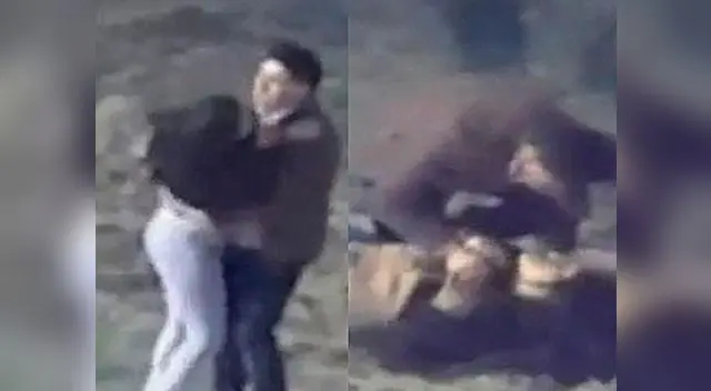 Cámaras de seguridad grabaron condenable acción