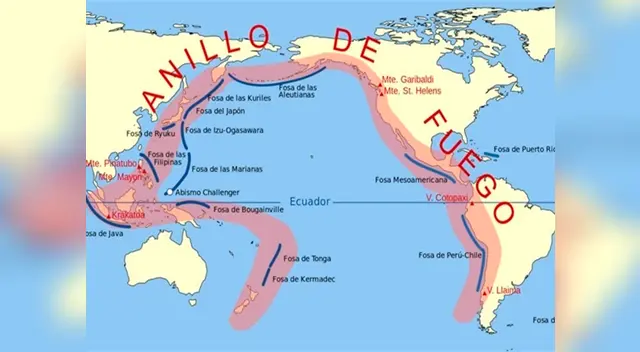 Sismólogos observan el Cinturón de Fuego del Pacífico por la serie de terremotos en el 2018 Sismólogos observan el Cinturón de Fuego del Pacífico por la serie de terremotos en el 2018