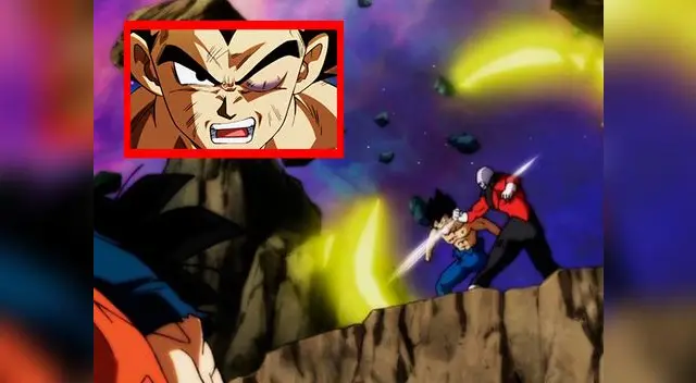 La batalla final entre Vegeta y Jiren La batalla final entre Vegeta y Jiren