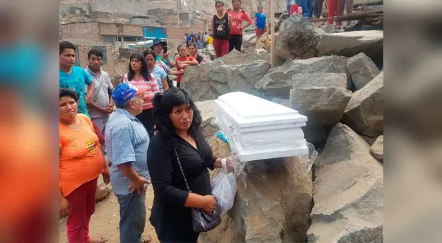 Menor fallece tras derrumbe en San Juan de Lurigancho 