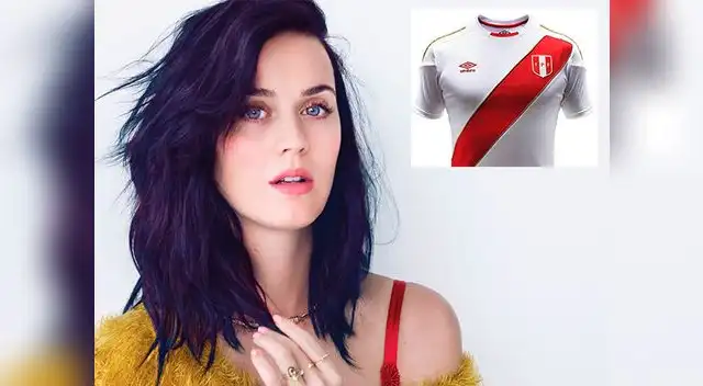 Katy Perry recibe camiseta peruana y sorprende alentando a la blanquiroja Katy Perry recibe camiseta peruana y sorprende alentando a la blanquiroja