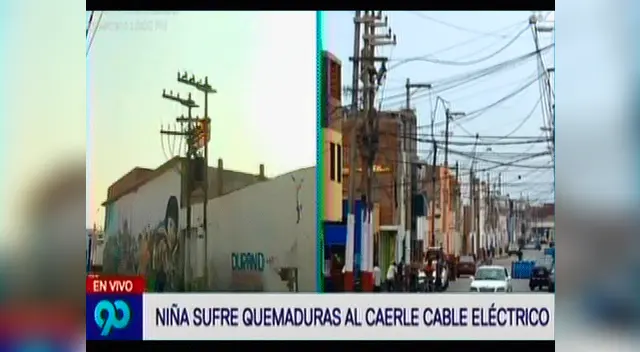 Calles del Callao lucen enmarañado de cables que son un peligro para la ciudadanía