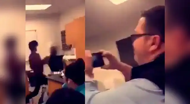 Profesor fue despedido tras grabar a alumnos pelear